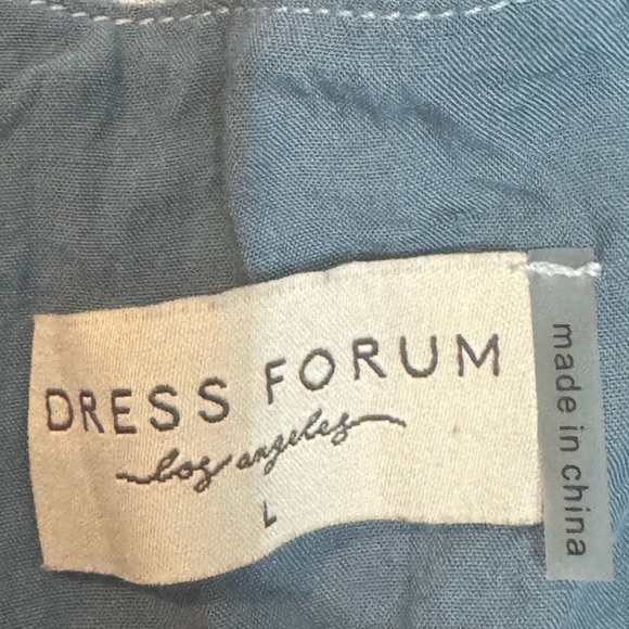 Blue and White Vici Jumpsuit - Picture 6 of 7